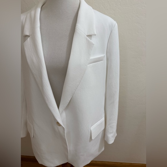 Lucky Brand Women's white oversized Blazer - Picture 3 of 3